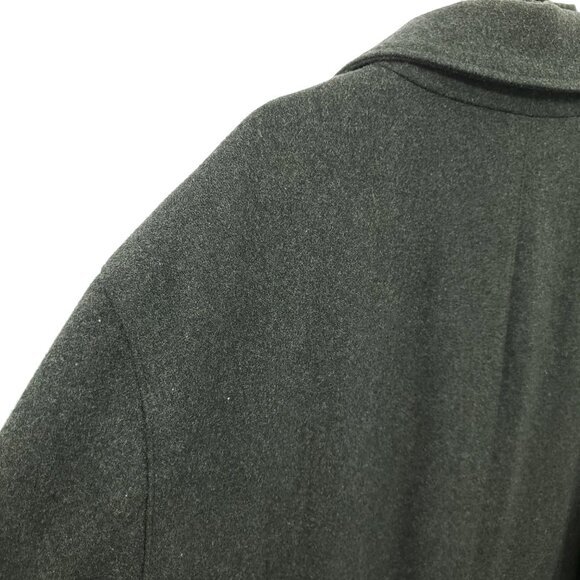 TUMI Tech Grey Wool Insulated Quilt Lined Zip-Up Jacket/Pea Coat XXL - Picture 10 of 16